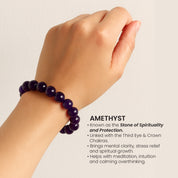 Stone of Spirituality - Amethyst Bracelet