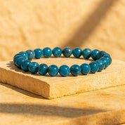 Stone of Manifestation - Blue apatite bracelet