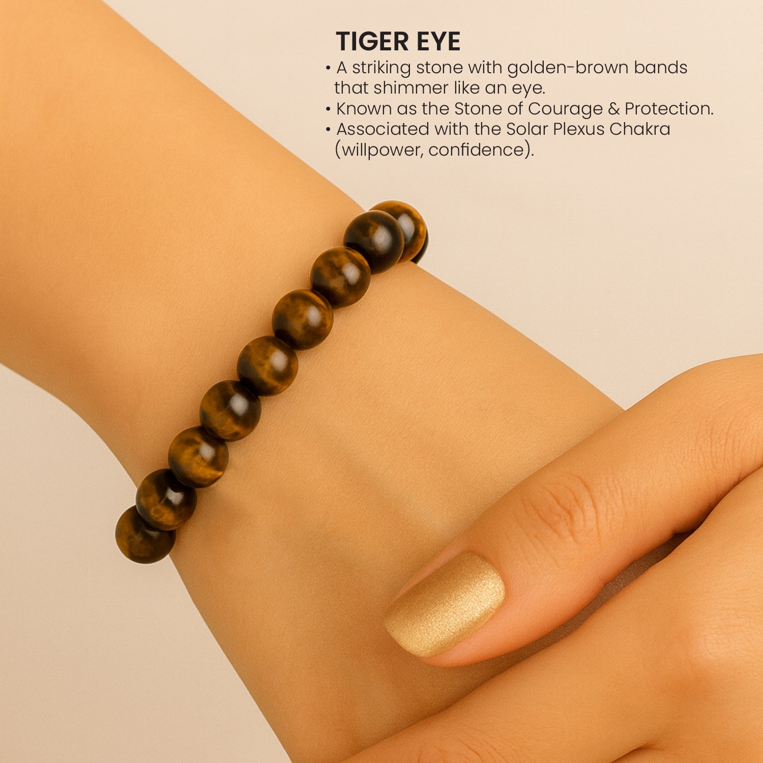 Stone of Courage - Tiger eye Bracelet