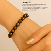 Stone of Courage - Tiger eye Bracelet